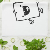 Tea Rex Tea Bag Funny Pun Cartoon Theedoek (Gevouwen)