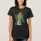Tea Rex Tea Time Tea Drinker Dinosaur T-shirt (Voorkant)