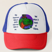 Tea-Rex Trucker Hat Pet (Voorkant)
