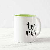 Tea Rex Tweekleurige Koffiemok (Voorkant rechts)