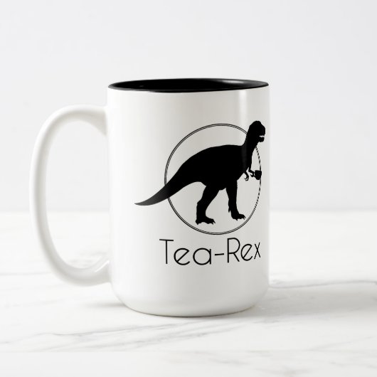 Tea Rex Tweekleurige Koffiemok (Links)