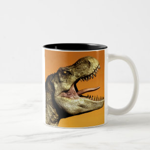 Tea Rex Tyrannosaurus Dinosaur Green Dino Coffee T Tweekleurige Koffiemok