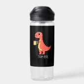 Tea-Rex Waterfles (Achterkant)