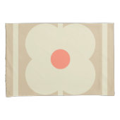 Tea Roos, Giant Abacus Flowers, retro stijl Kussensloop (Voorkant-Rechts)