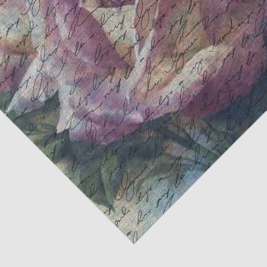 Tea Roos  Handschrift Ephemera Ontkoppeling Tissuepapier (Detail)