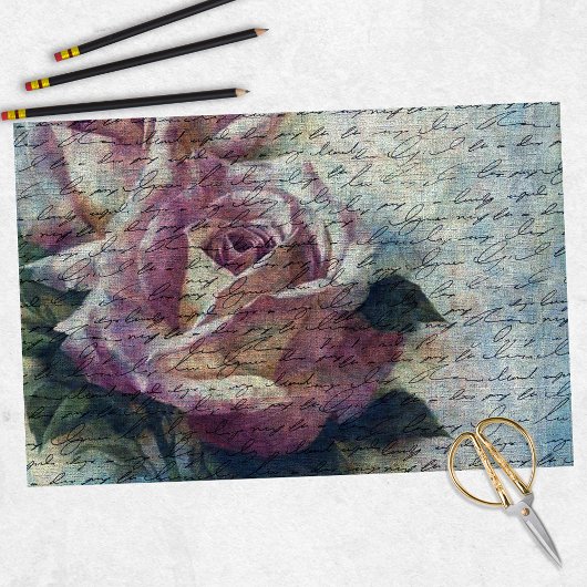 Tea Roos  Handschrift Ephemera Ontkoppeling Tissuepapier