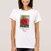 Tea Roos T-Shirt (Voorkant)
