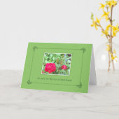 Tea Rozen Fiancé verlies sympathie Kaart (Gele Bloem)