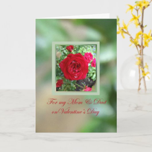 Tea Rozen Kaart Valentijn (Gele Bloem)