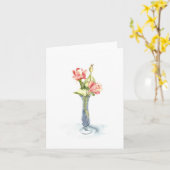 Tea Rozen notecards Kaart (Gele Bloem)