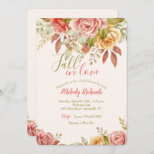 Tea Rozen Vrijgezellenfeest Kaart (Voorkant / Achterkant)