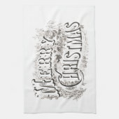 TEA SAMEN MET "MERRY CHRISTMAS" THEEDOEK (Verticaal)