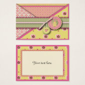 Tea Service Cadeau Label Visitekaartje (Voorkant /achterkant)