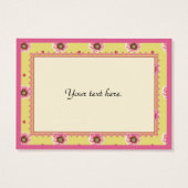 Tea Service Cadeau Label Visitekaartje (Achterkant)