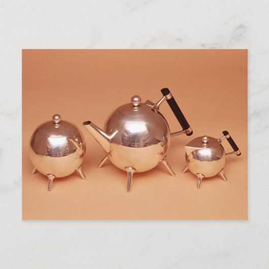 Tea-service met gelteninterieurs briefkaart (Voorkant)