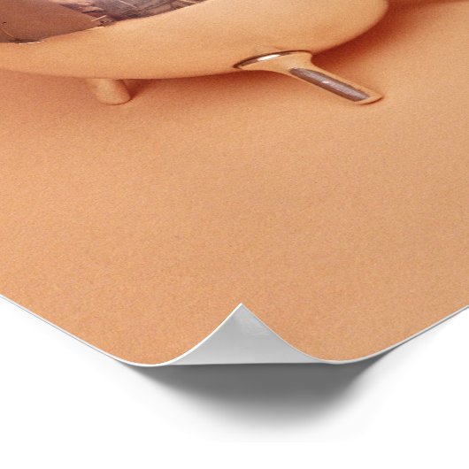 Tea-service met gelteninterieurs poster (Hoek)