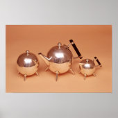 Tea-service met gelteninterieurs poster (Voorkant)