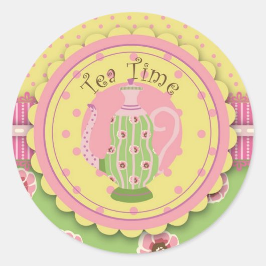 Tea Service Sticker (Voorkant)