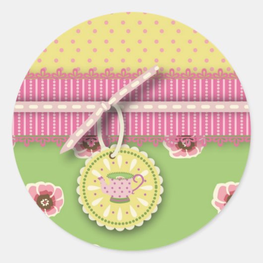 Tea Service Sticker II (Voorkant)