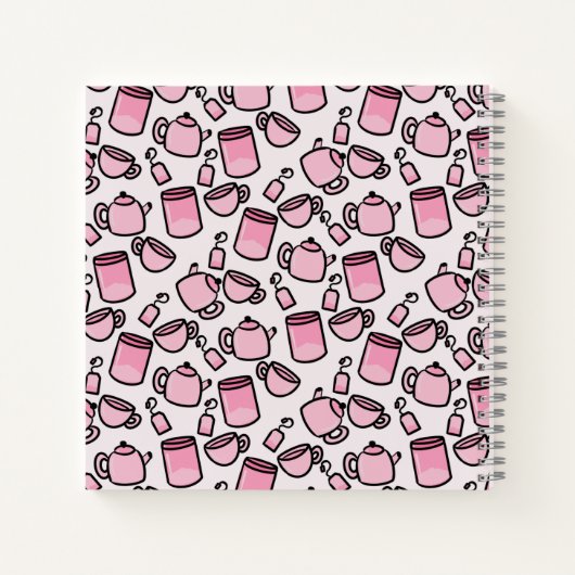 Tea set notitieboek (Achterkant)