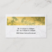 Tea Shop Herbal Planten Visitekaartje (Achterkant)