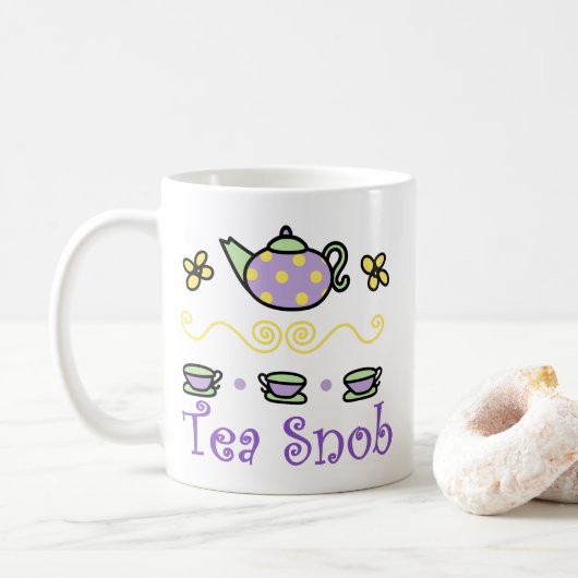 Tea Snob Koffiemok (Met donut)