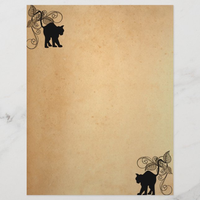 TEA STAINED PAPER Pentacle Enchanted Letterhead (Voorkant)
