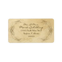 Tea Sved Vintage Wedding 1 - Overeenkomende labels