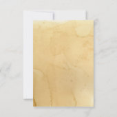 Tea Sved Vintage Wedding 1 - RSVP Response Kaart (Achterkant)