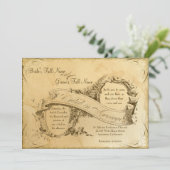 Tea Sved Vintage Wedding 1 - Uitnodiging (Staand voorkant)