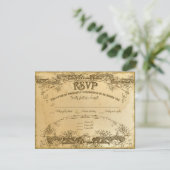 Tea Sved Vintage Wedding 2 - Uitnodiging (Staand voorkant)