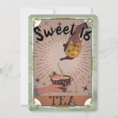  Tea Tarot Witchy Kettle Sweet 16 Party Kaart (Voorkant)