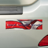 TEA - Taxed genoeg reeds Bumpersticker (Op auto)