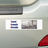 TEA Taxed genoeg reeds Bumpersticker (Op auto)
