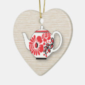 Tea teapots keramisch ornament (Links)