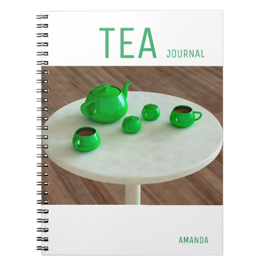 Tea-testjournaal & Tea drink notitieboek (Voorkant)