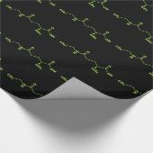 Tea Theanine Molecular Chemical Formula Cadeaupapier (Hoek)