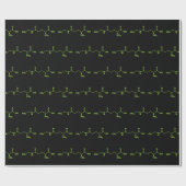 Tea Theanine Molecular Chemical Formula Cadeaupapier (Vlak)