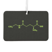 Tea Theanine Molecular Chemical Formula Luchtverfrisser (Achterkant)