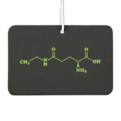 Tea Theanine Molecular Chemical Formula Luchtverfrisser (Voorkant)