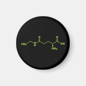 Tea Theanine Molecular Chemical Formula Magneet (Voorkant)