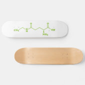 Tea Theanine Molecular Chemical Formula Persoonlijk Skateboard (Horizontaal)