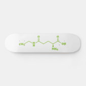Tea Theanine Molecular Chemical Formula Persoonlijk Skateboard (Horizontaal)