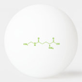 Tea Theanine Molecular Chemical Formula Pingpongbal (Voorkant)