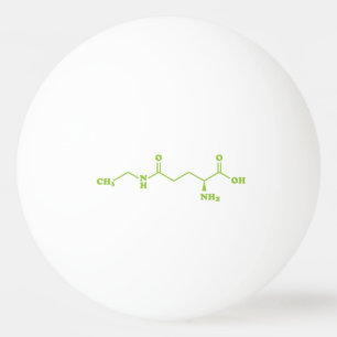 Tea Theanine Molecular Chemical Formula Pingpongbal