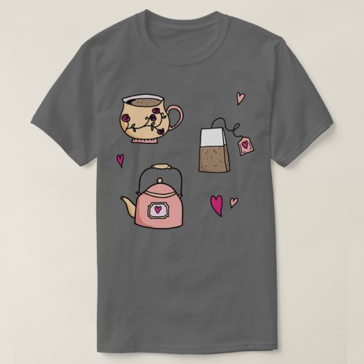 Tea-tijd 6 t-shirt (Design voorkant)