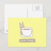 Tea-tijd Briefkaart (Voorkant / Achterkant)