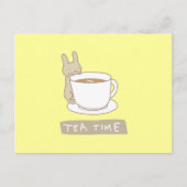 Tea-tijd Briefkaart (Voorkant)