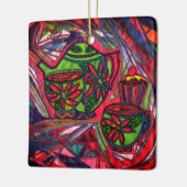 Tea-tijd Keramisch Ornament (Links)