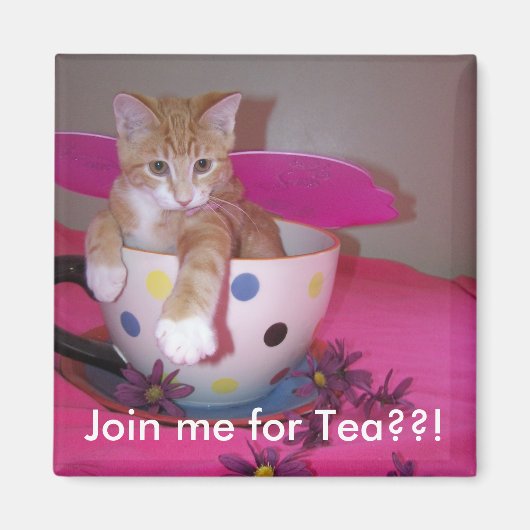 Tea-tijd Magneet (Voorkant)